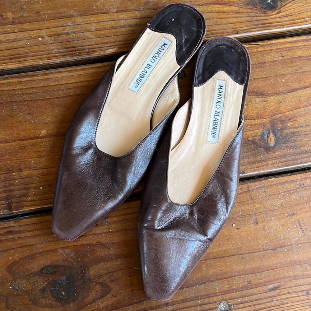Manolo Blahnik Mules size 36.5